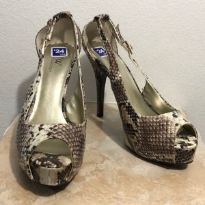 Snakeskin heels